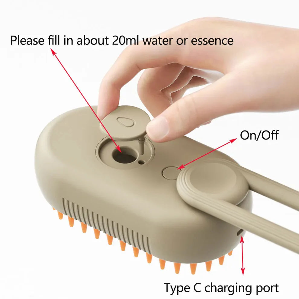 PuppyLifeStore™ Pet Steam Brush